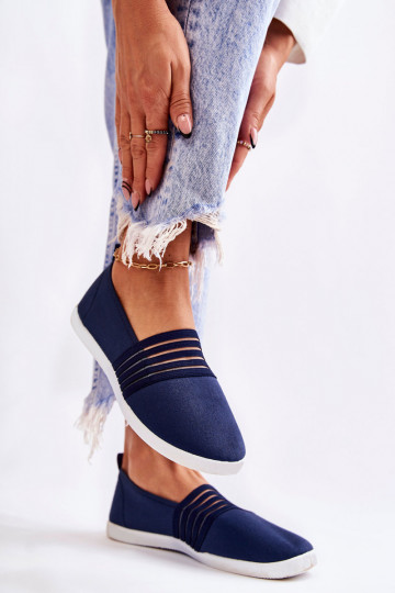 Dámske Tenisky materiál Slip-On tmavomodrá Lilis 2