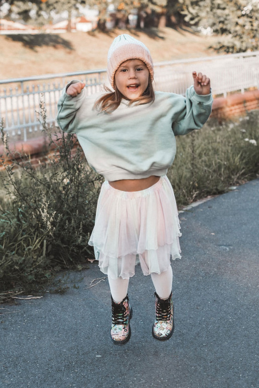 Teplé detské topánky Tlačiť Ružová Dexi