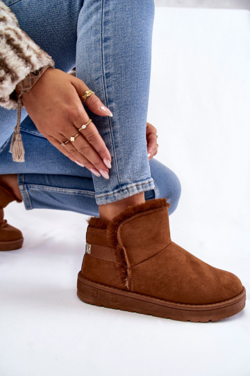 Dámske Čižmy Snehule Big Star KK274620 Hnedá farba