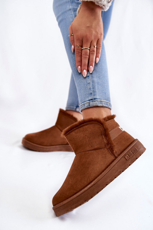 Dámske Čižmy Snehule Big Star KK274620 Hnedá farba