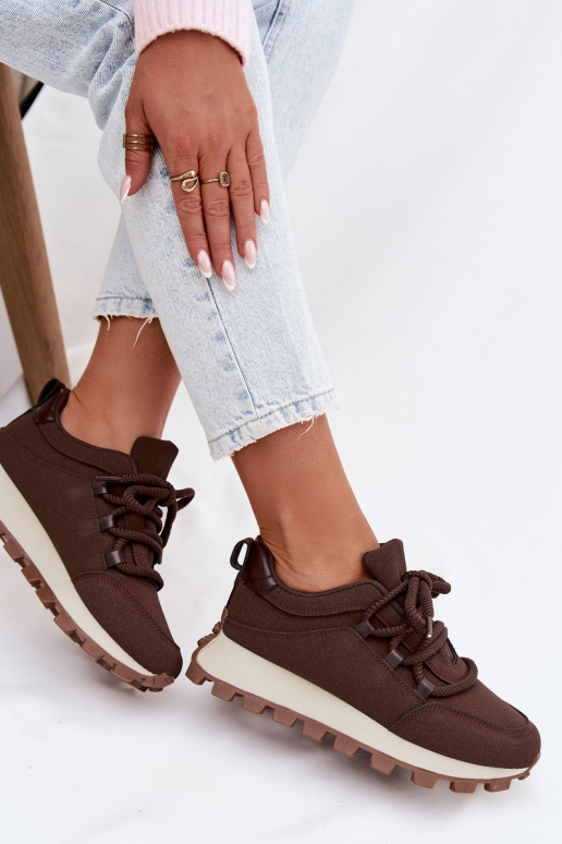 tenisky Tenisky model obuvi s platformou CzekoladoIne Riadella