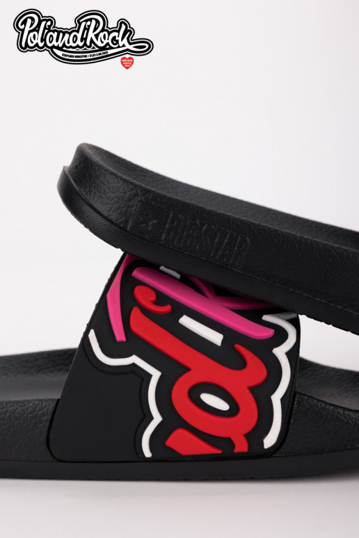 Papuče Pol'and'Rock Festival X Big Star SS174508 čierna