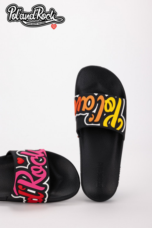 Papuče Pol'and'Rock Festival X Big Star SS174508 čierna