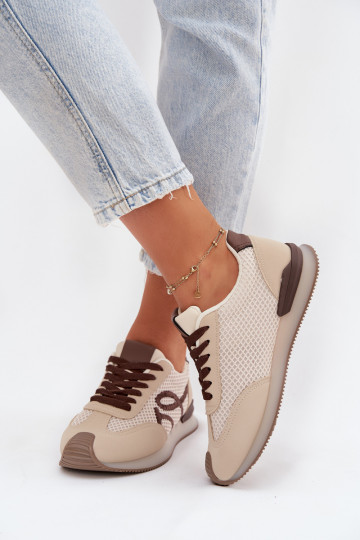 Tenisky model obuvi tenisky Dámske béžová-Hnedá farba Tarlisse 2