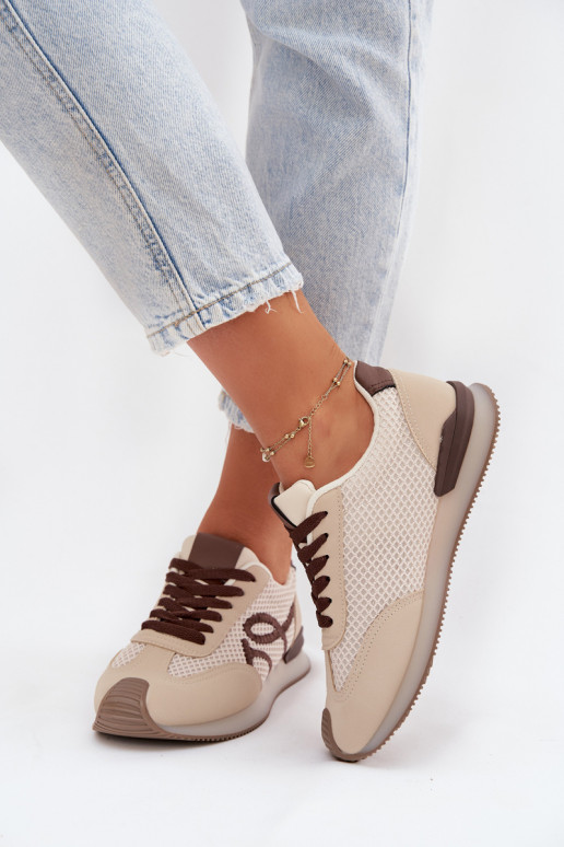 Tenisky model obuvi tenisky Dámske béžová-Hnedá farba Tarlisse