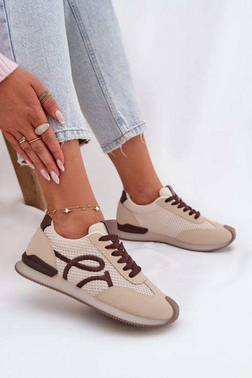 Tenisky model obuvi tenisky Dámske béžová-Hnedá farba Tarlisse