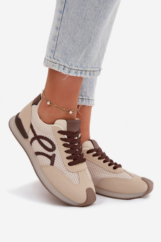 Tenisky model obuvi tenisky Dámske béžová-Hnedá farba Tarlisse