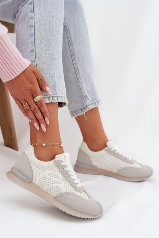 Tenisky model obuvi tenisky Dámske biely-sivá Tarlisse