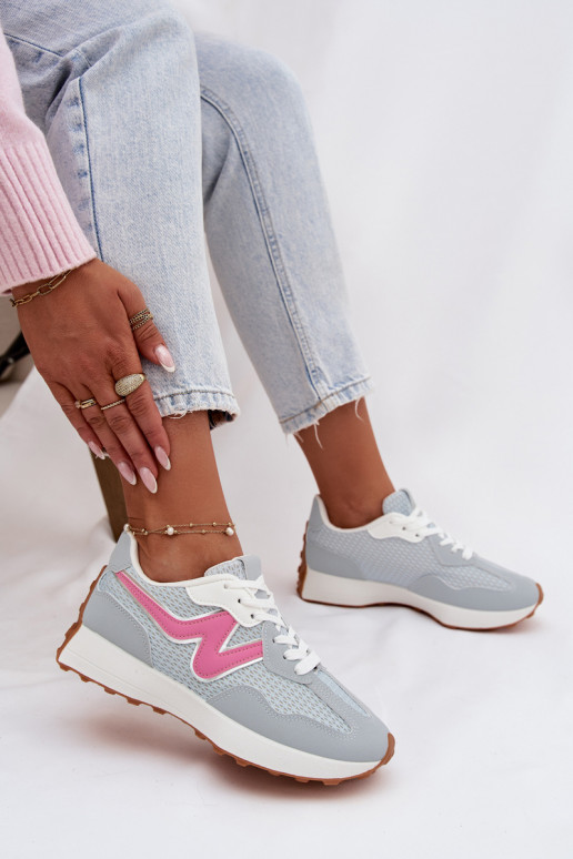 tenisky Dámske s platformou Modrá Janelora