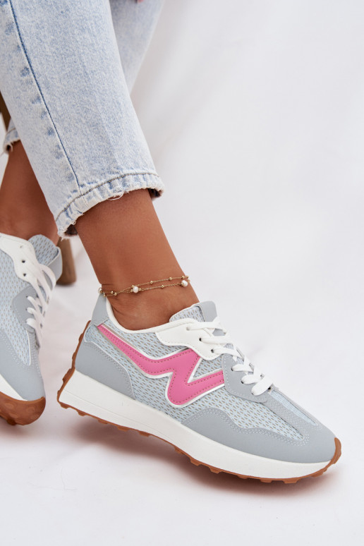 tenisky Dámske s platformou Modrá Janelora