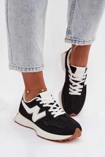 tenisky Dámske s platformou čierna Janelora