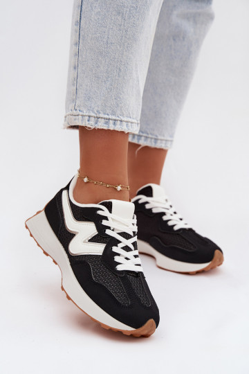 tenisky Dámske s platformou čierna Janelora 2