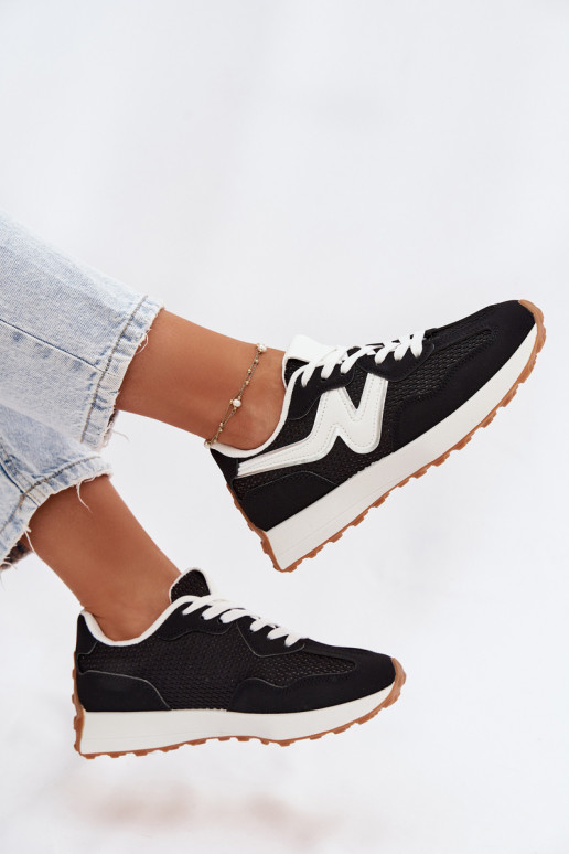 tenisky Dámske s platformou čierna Janelora