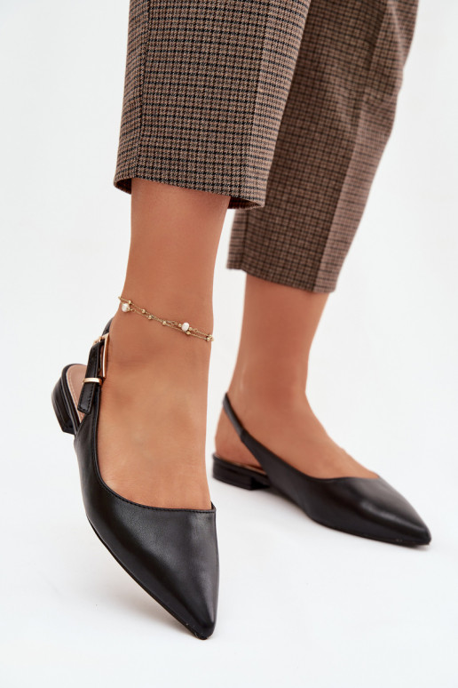 Balerínky so zlatými prackami čierna Iverelle