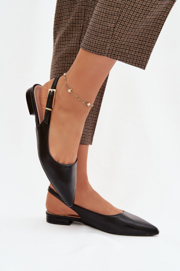 Balerínky so zlatými prackami čierna Iverelle 2