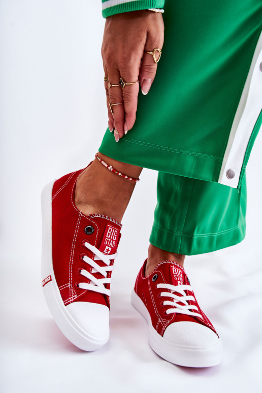 Dámske Topánky Big Star FF274089 červená