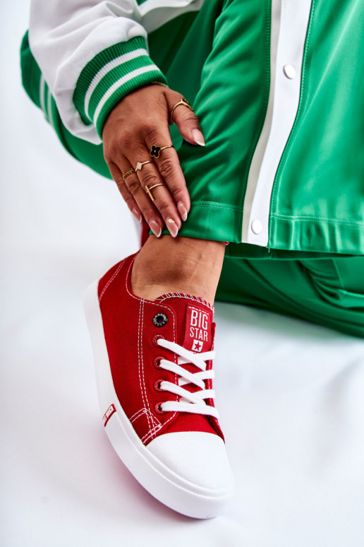 Dámske Topánky Big Star FF274089 červená