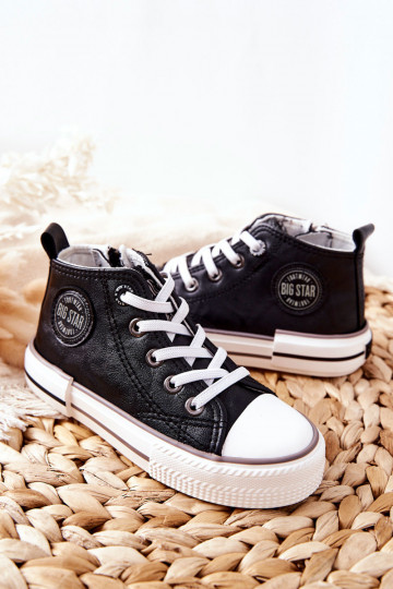 Detské topánky s podrážkou BIG STAR II374003 čierna 2