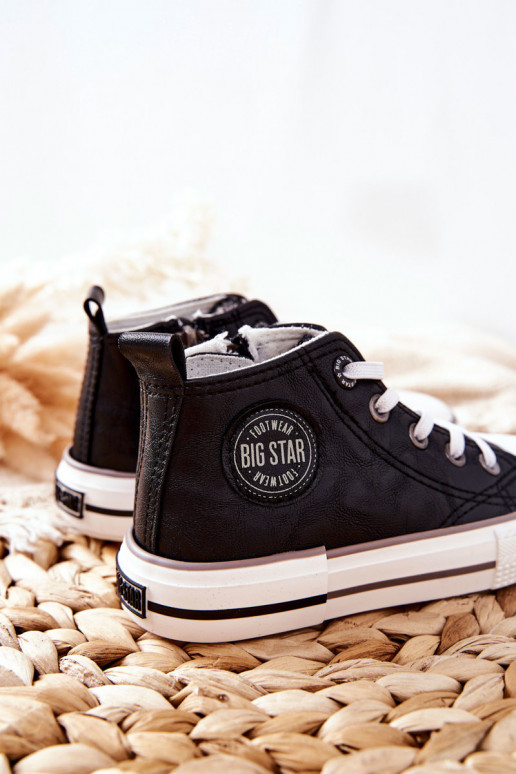 Detské topánky s podrážkou BIG STAR II374003 čierna