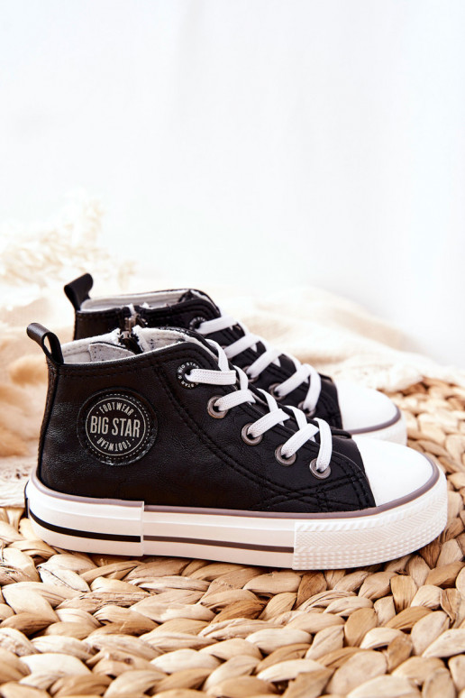 Detské topánky s podrážkou BIG STAR II374003 čierna