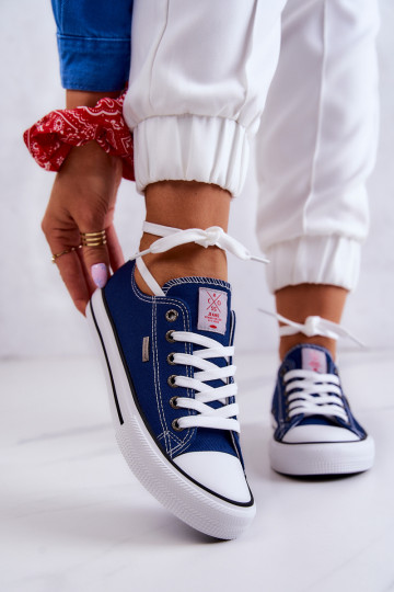 Dámske Klasický model bežná obuv Cross Jeans JJ2R4012C tmavomodrá 2