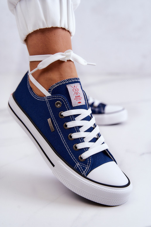 Dámske Klasický model bežná obuv Cross Jeans JJ2R4012C tmavomodrá