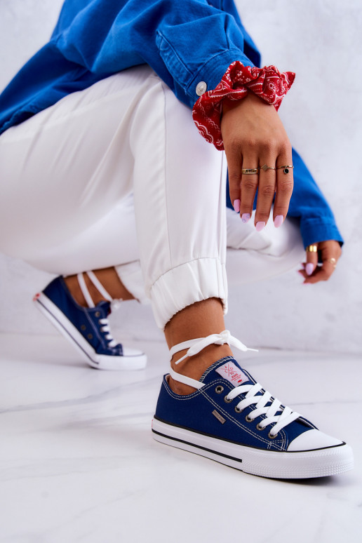 Dámske Klasický model bežná obuv Cross Jeans JJ2R4012C tmavomodrá