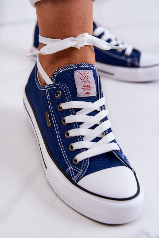Dámske Klasický model bežná obuv Cross Jeans JJ2R4012C tmavomodrá