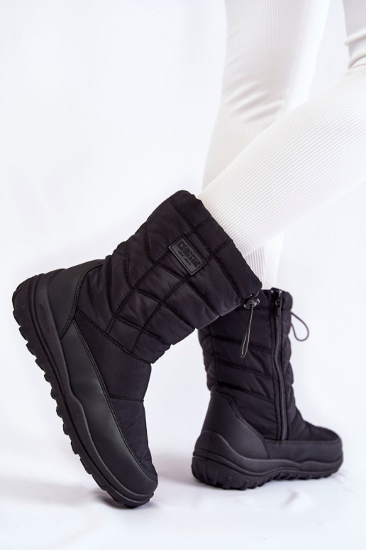 Dámske Vysoká zahriať sa Snehule Big Star KK274599 čierna