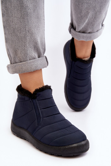 zahriať sa Nízke dámske Snehule tmavomodrá Enmore