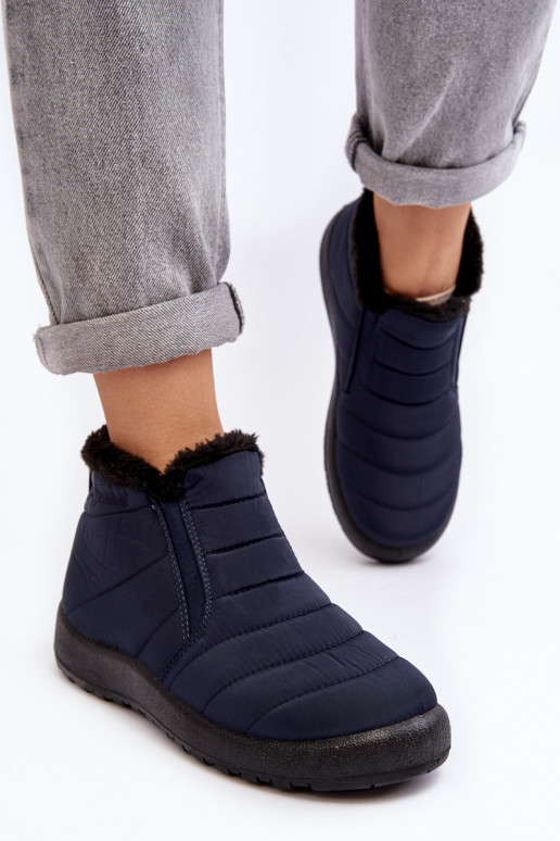 zahriať sa Nízke dámske Snehule tmavomodrá Enmore