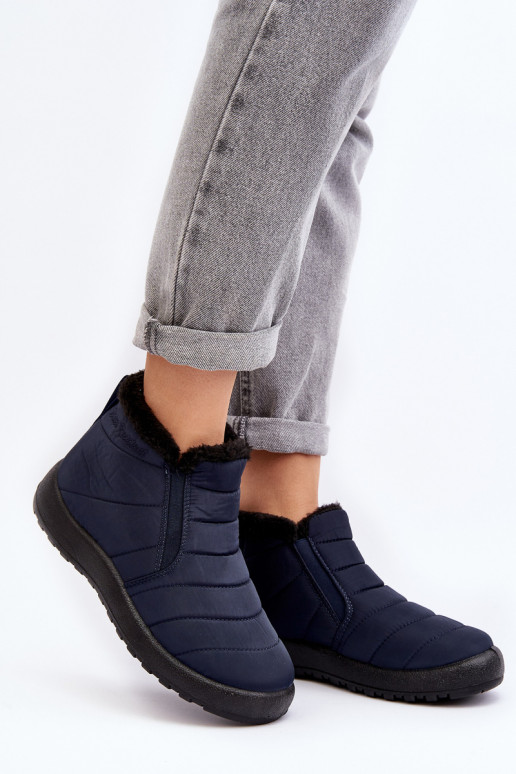 zahriať sa Nízke dámske Snehule tmavomodrá Enmore