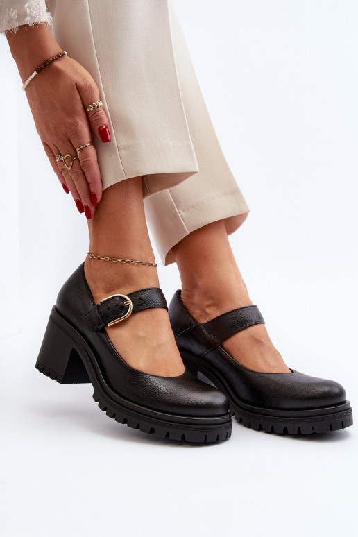 Zazoo 20166 Kožené Topánky čierna