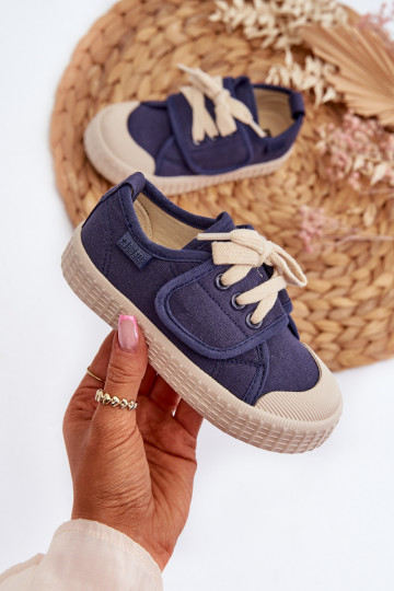 Detská obuv na voľný čas HI-POLY SYSTEM BIG STAR NN374016 tmavomodrá 2