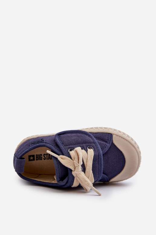 Detská obuv na voľný čas HI-POLY SYSTEM BIG STAR NN374016 tmavomodrá