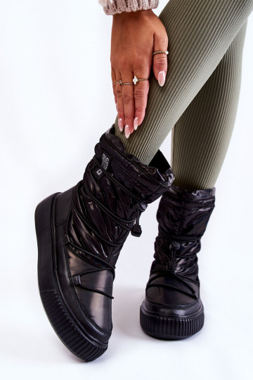 Dámske zahriať sa Snehule Big Star KK274193 čierna