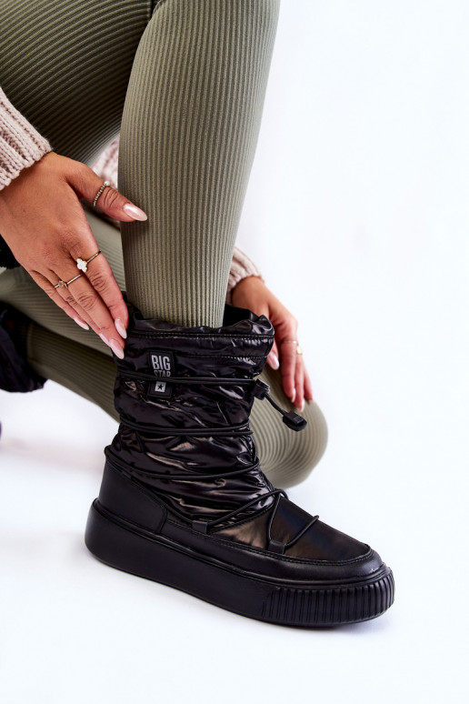 Dámske zahriať sa Snehule Big Star KK274193 čierna