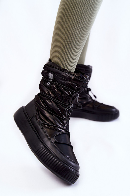 Dámske zahriať sa Snehule Big Star KK274193 čierna