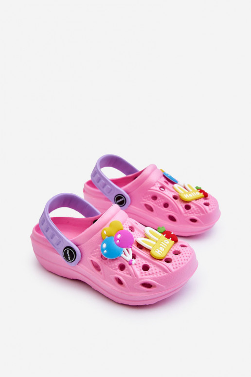 deti Ľahké papuče Jednoduché Crocs Papuče Ružová SIneets