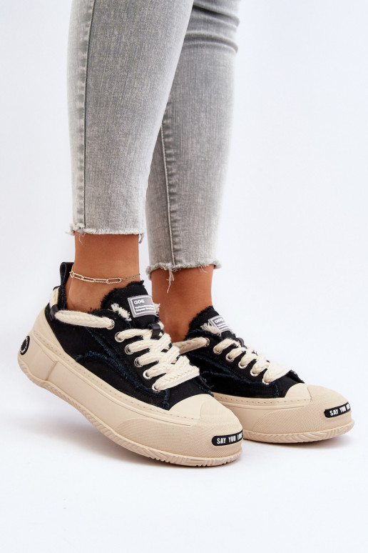 Dámske Tenisky model obuvi GOE NN2N4061 čierna