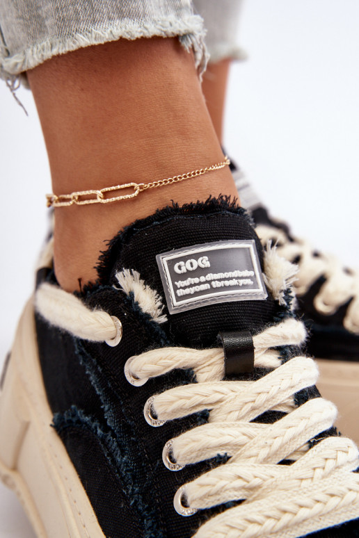 Dámske Tenisky model obuvi GOE NN2N4061 čierna