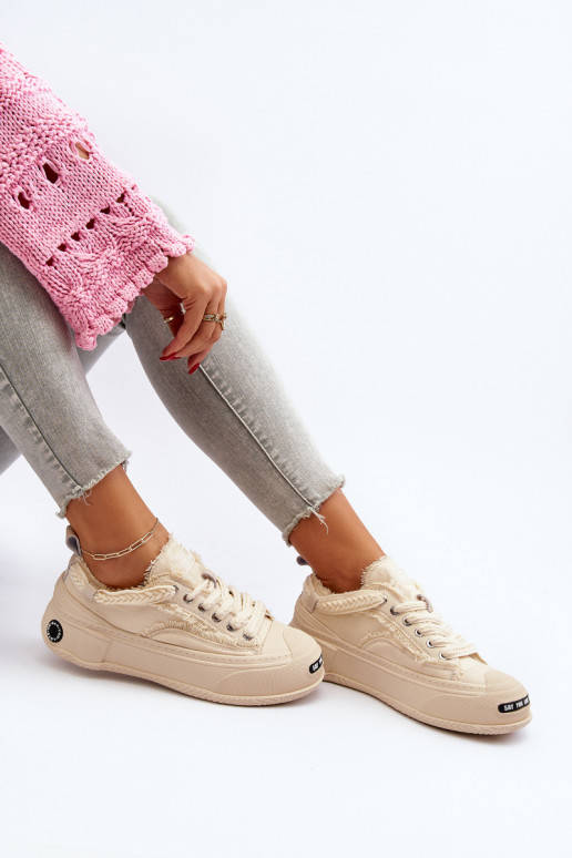 Dámske Tenisky model obuvi GOE NN2N4060 béžová