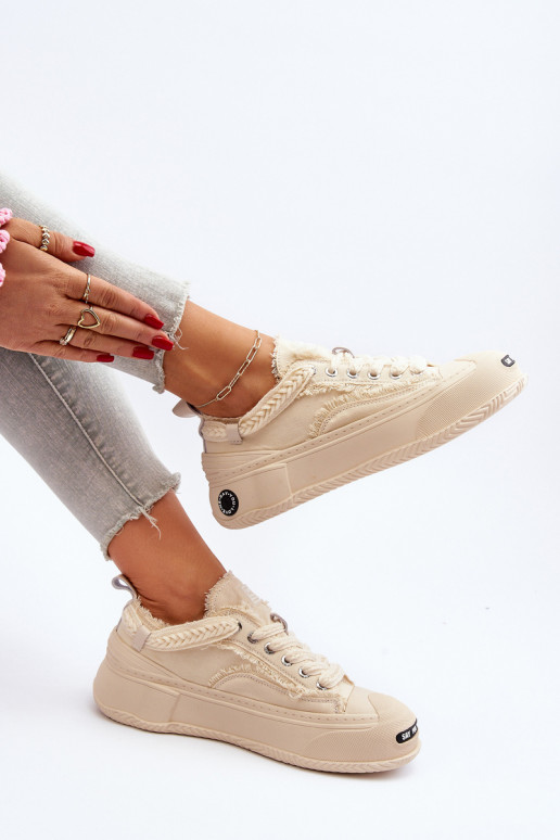 Dámske Tenisky model obuvi GOE NN2N4060 béžová