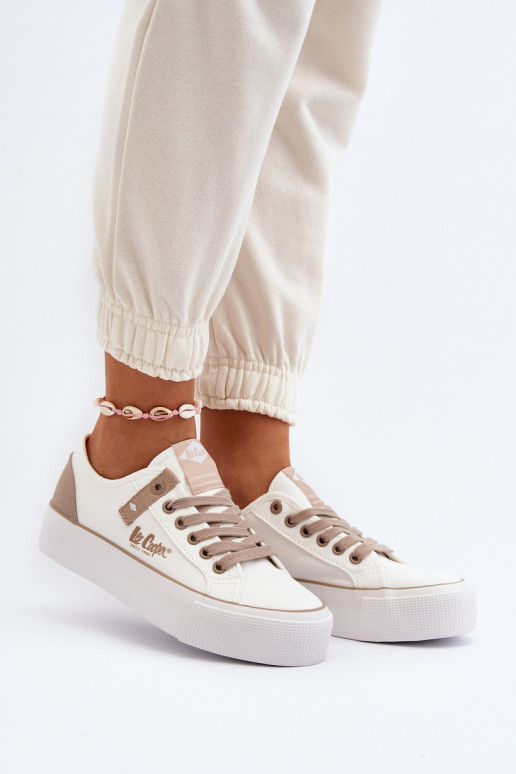 materiál Bežná obuv Lee Cooper LCIN-24-31-2198 biela farba