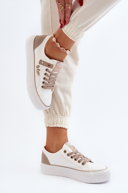 materiál Bežná obuv Lee Cooper LCIN-24-31-2198 biela farba