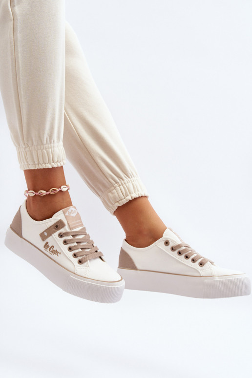 materiál Bežná obuv Lee Cooper LCIN-24-31-2198 biela farba