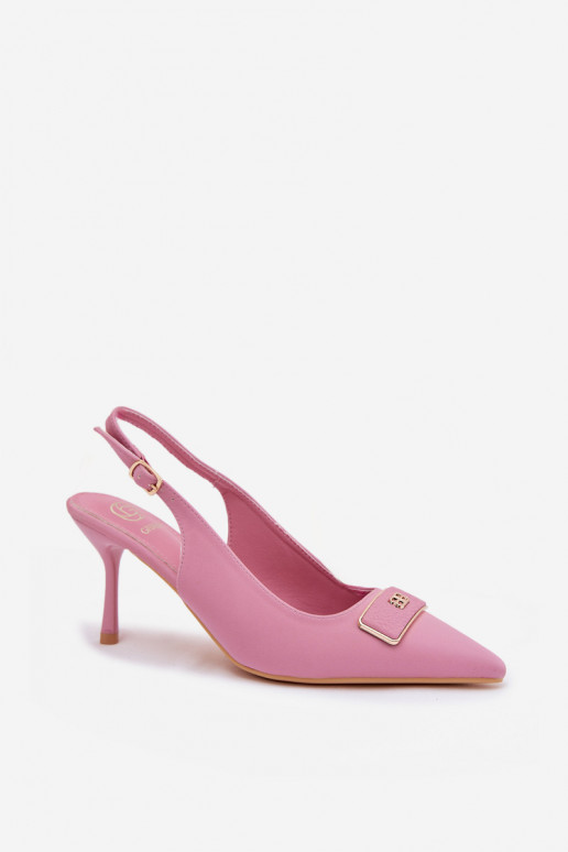 vysoké opätky Dámske S Ornatem Detalem Ružová Lurella