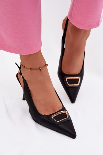 vysoké opätky Dámske ozdobiť čierna Palerine