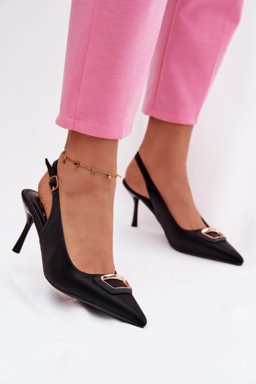 vysoké opätky Dámske ozdobiť čierna Palerine