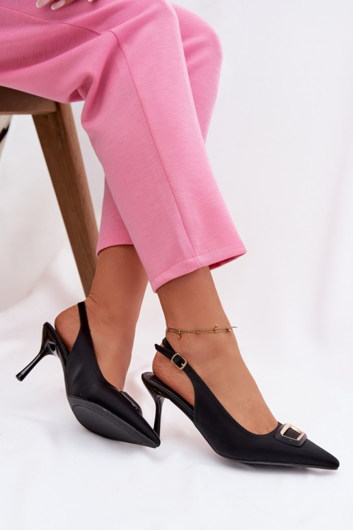 vysoké opätky Dámske ozdobiť čierna Palerine